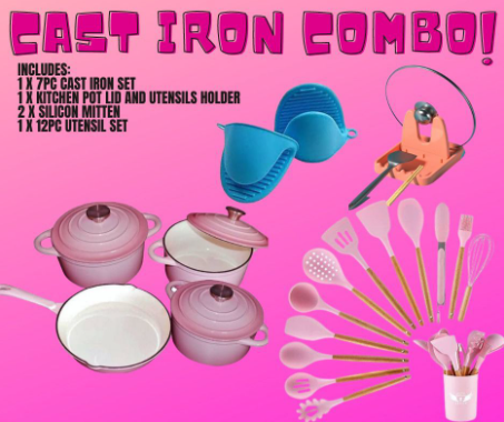 Cast Iron Combo Set: Ultimate Kitchen Essential