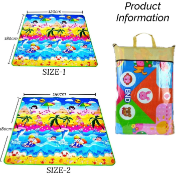 Double-Sided Kids Playing Mat: Soft and Safe Fun for Every Adventure!